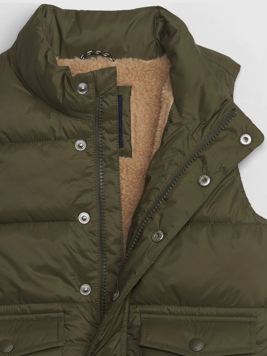 Gilet con interno in sherpa_2