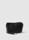 Girls' Black Shoulder Bag with Metallic Details_1