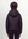 Girls&rsquo; Black Ultralight Padded Jacket with Hood and Zip_3
