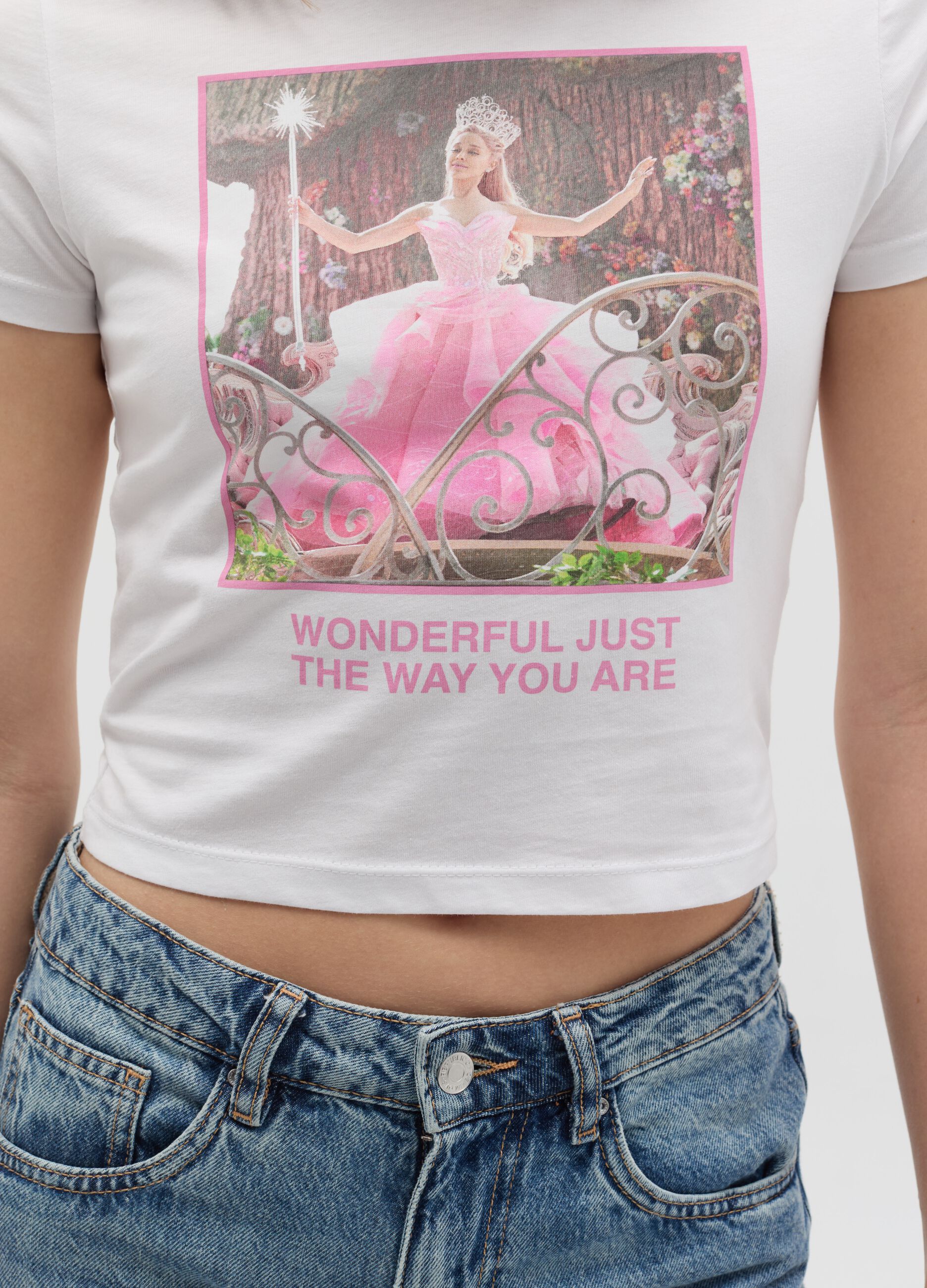 Slim-fit T-shirt with Wicked print