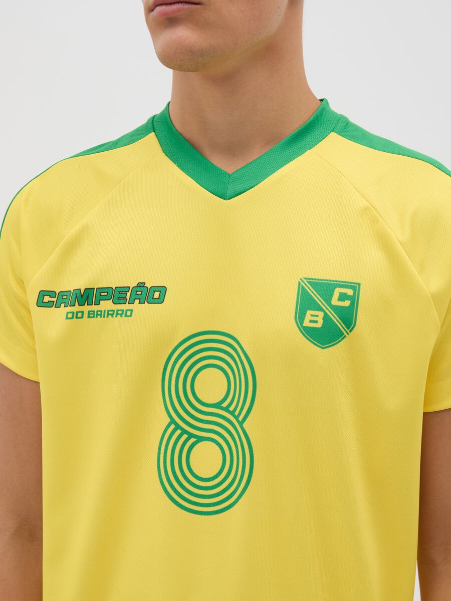 Men's shirt in mixed yellow and green_2