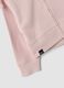 Pink zip-up cotton-blend sweatshirt, regular fit, for girls_3