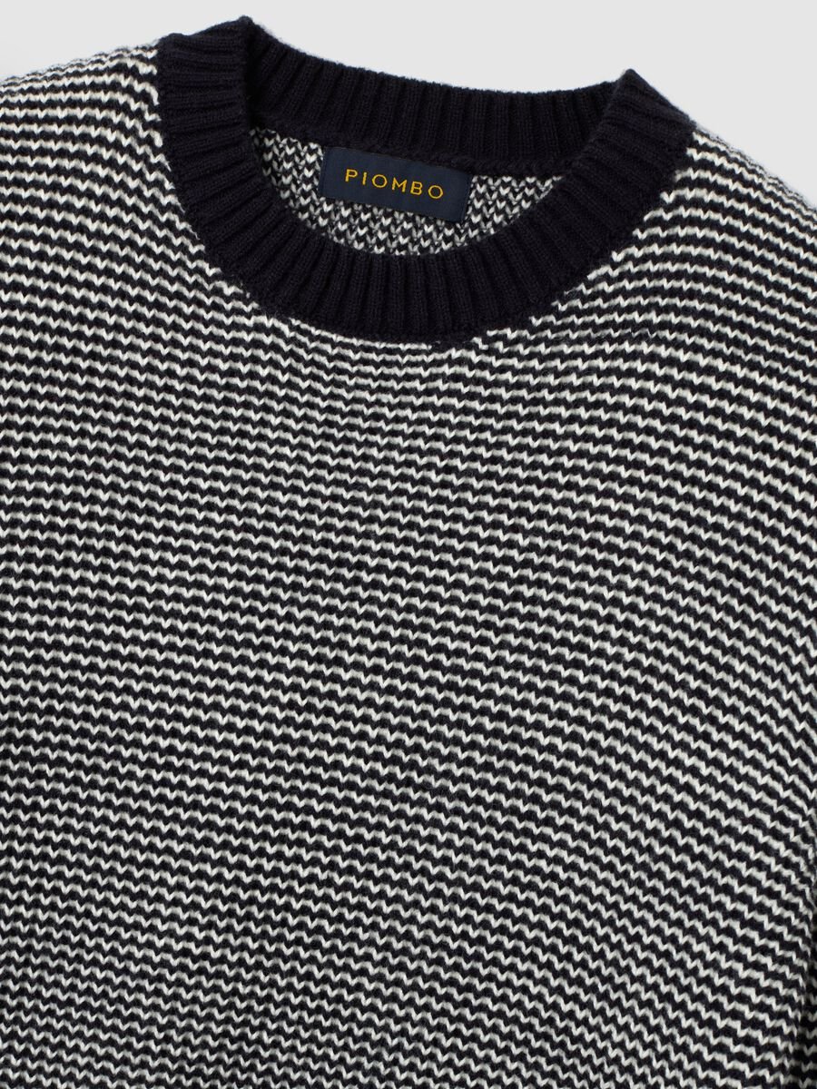 Multicolour Striped Regular Fit Jumper_5