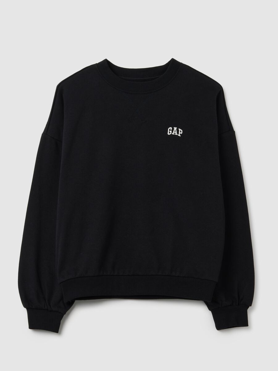 Boxy sweatshirt with embroidered logo_2