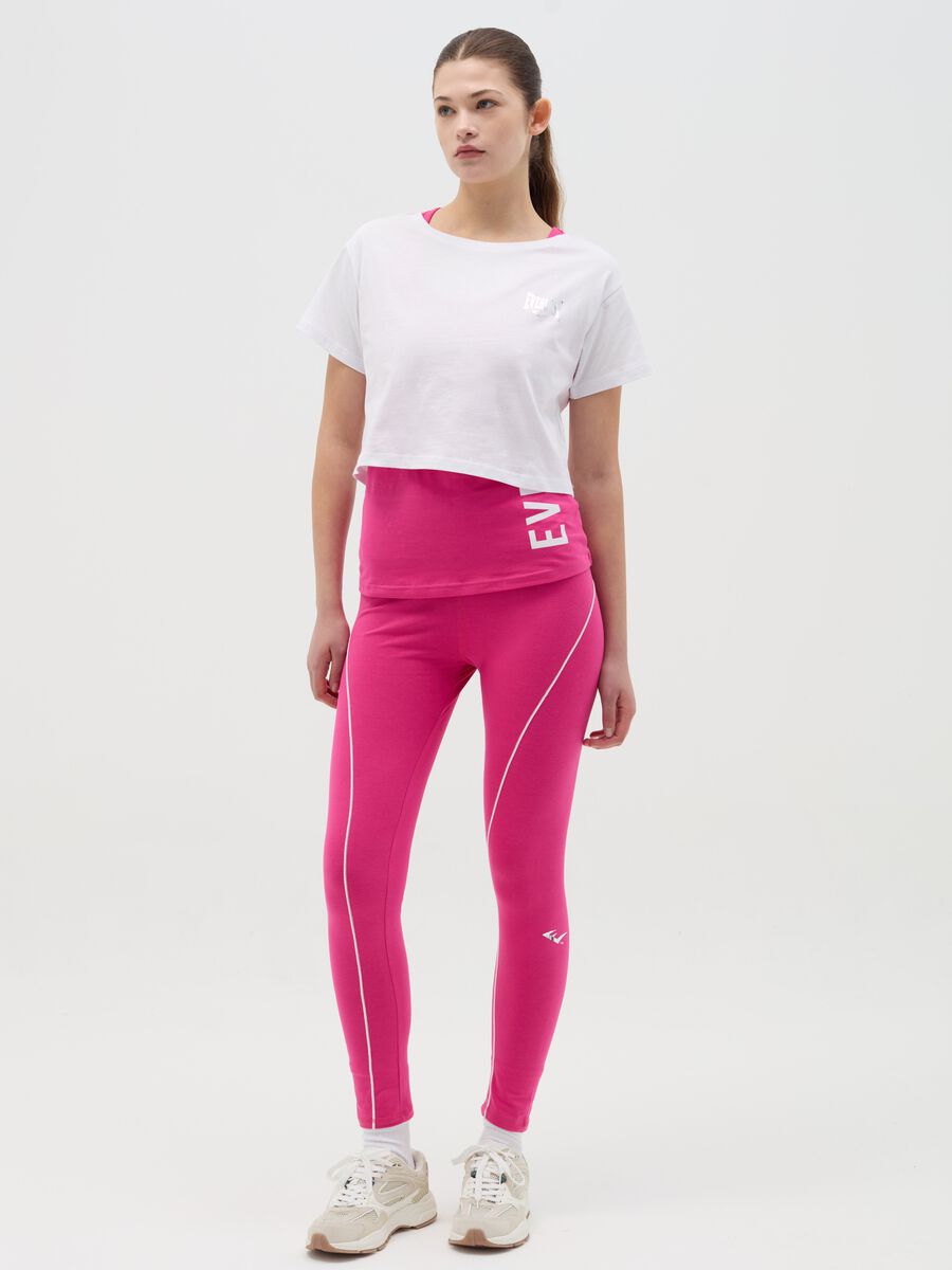 Leggings with contrasting details_0