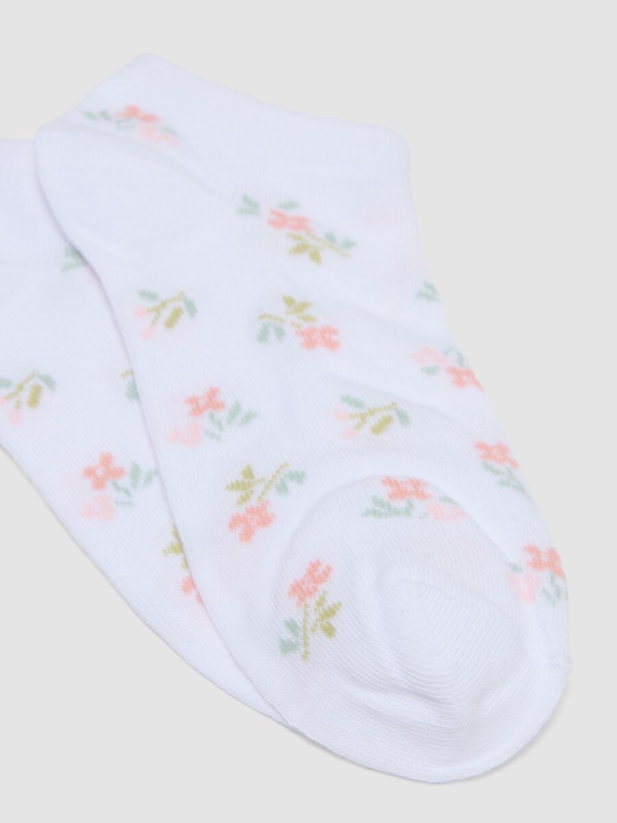 Three-pack of multicolour socks in organic cotton blend_1