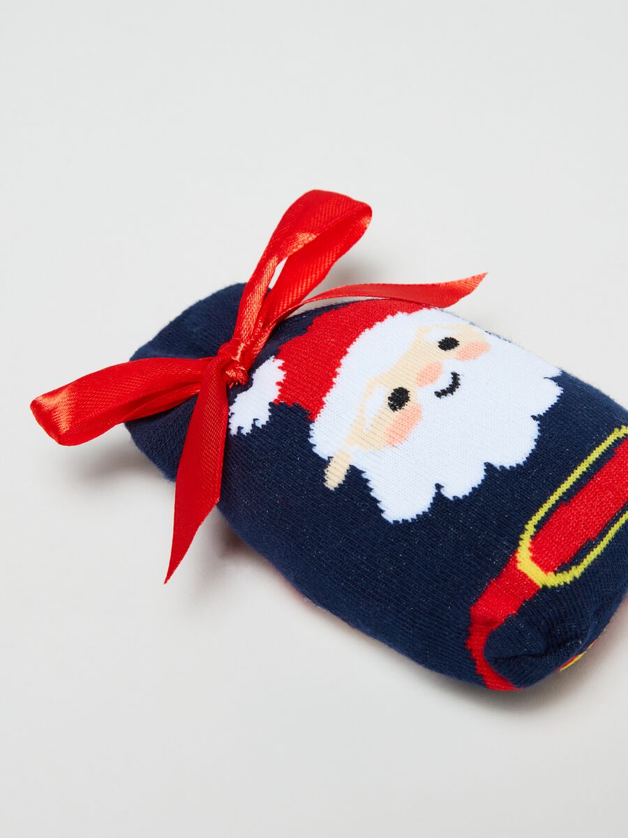 Calze corte con disegno jacquard_0