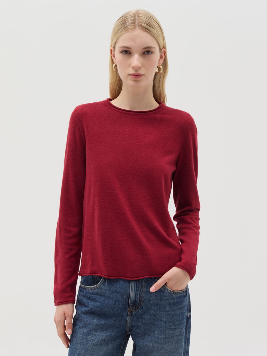 Top with rolled edging_0