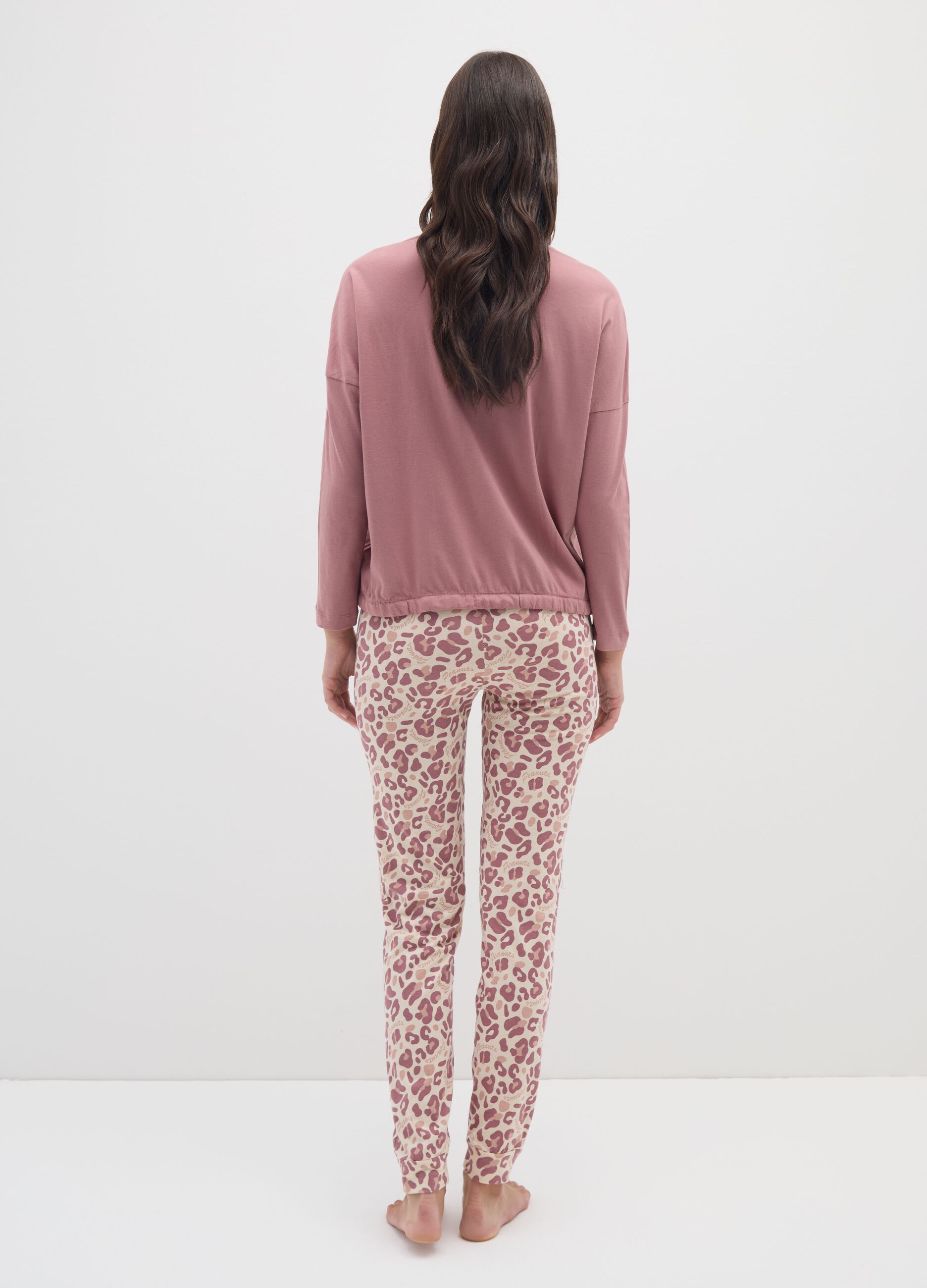 Pigiama in puro cotone multicolor regular fit