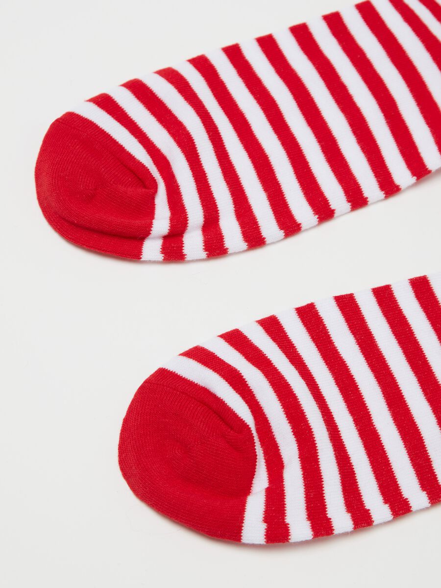 Short socks with Father Christmas design_2