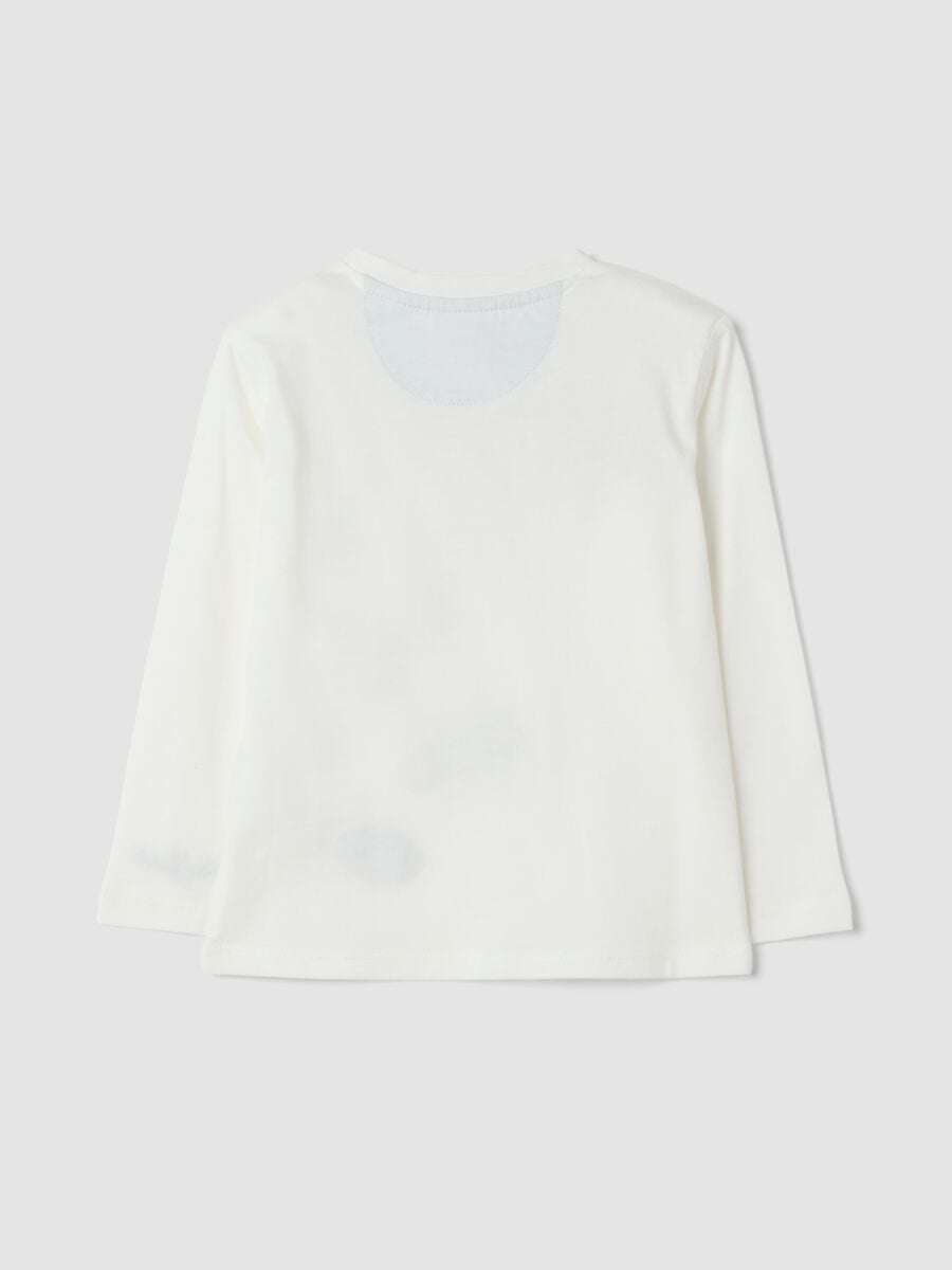 Off-white organic cotton crew-neck T-shirt_1