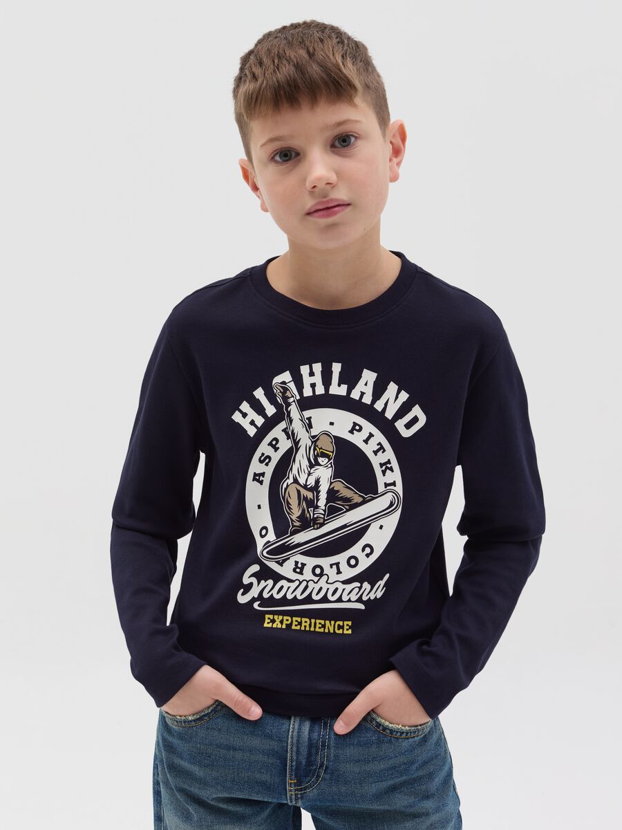 "Highland Snowboard" T-shirt with long sleeves_0