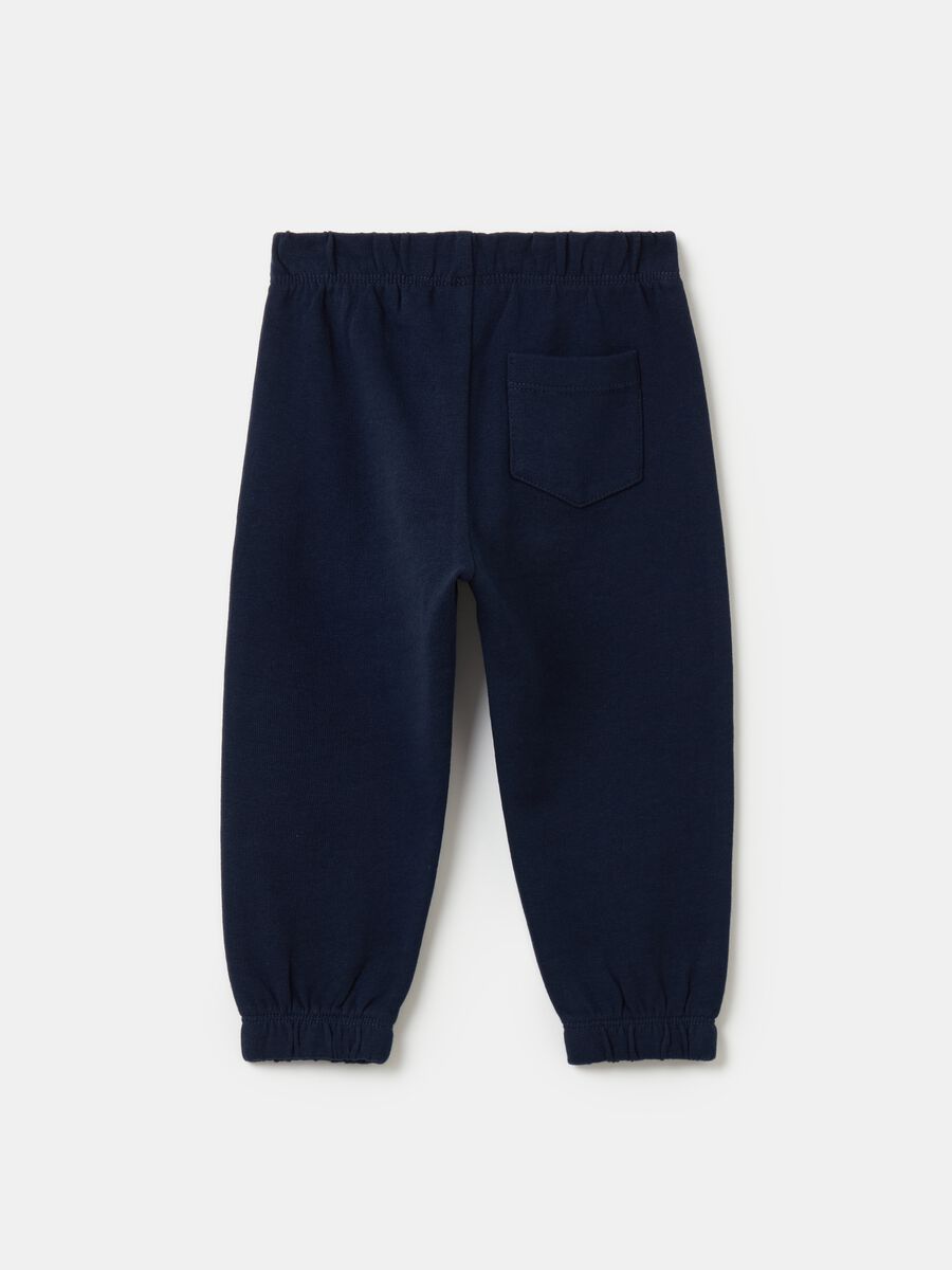 Fleece joggers with pocket_1