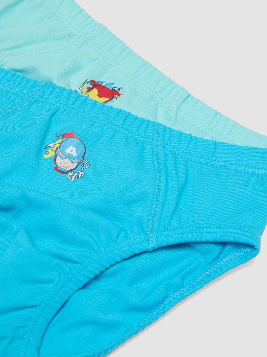 Multipack of five multicolour organic cotton briefs_2