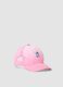 Girl's Pink Baseball Cap with Mesh Details and Stitch_0
