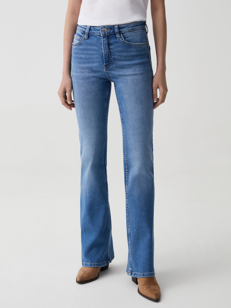 Jeans flare fit stretch_1