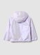 Lightweight purple zip-up hooded jacket for girls, regular fit_1