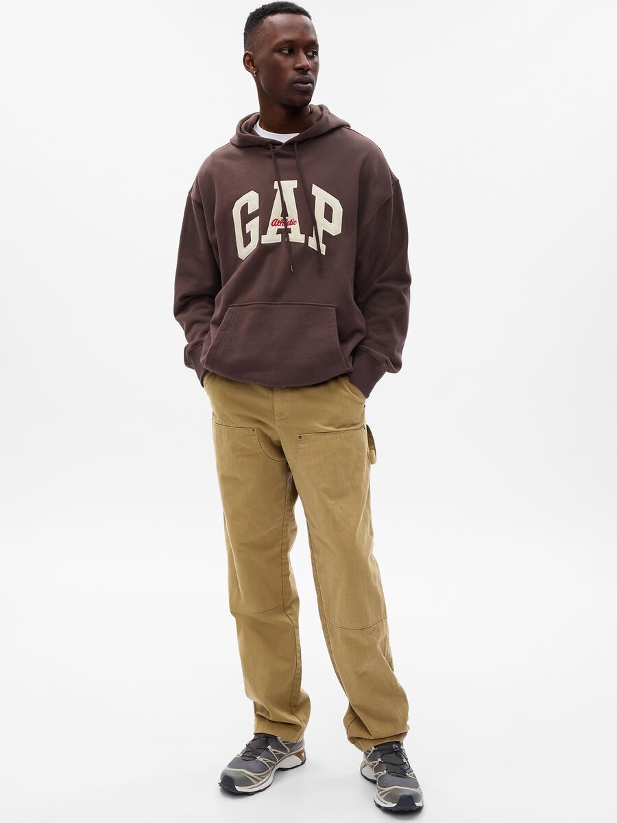 Pantaloni carpenter con trama ripstop_0