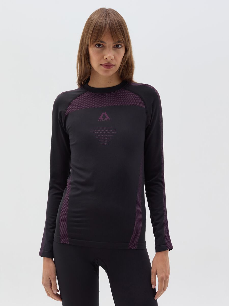 T-shirt termica seamless a maniche lunghe ALTAVIA WITH DEBORAH COMPAGNONI_0