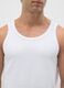 Set of two white pure cotton regular fit vests_1