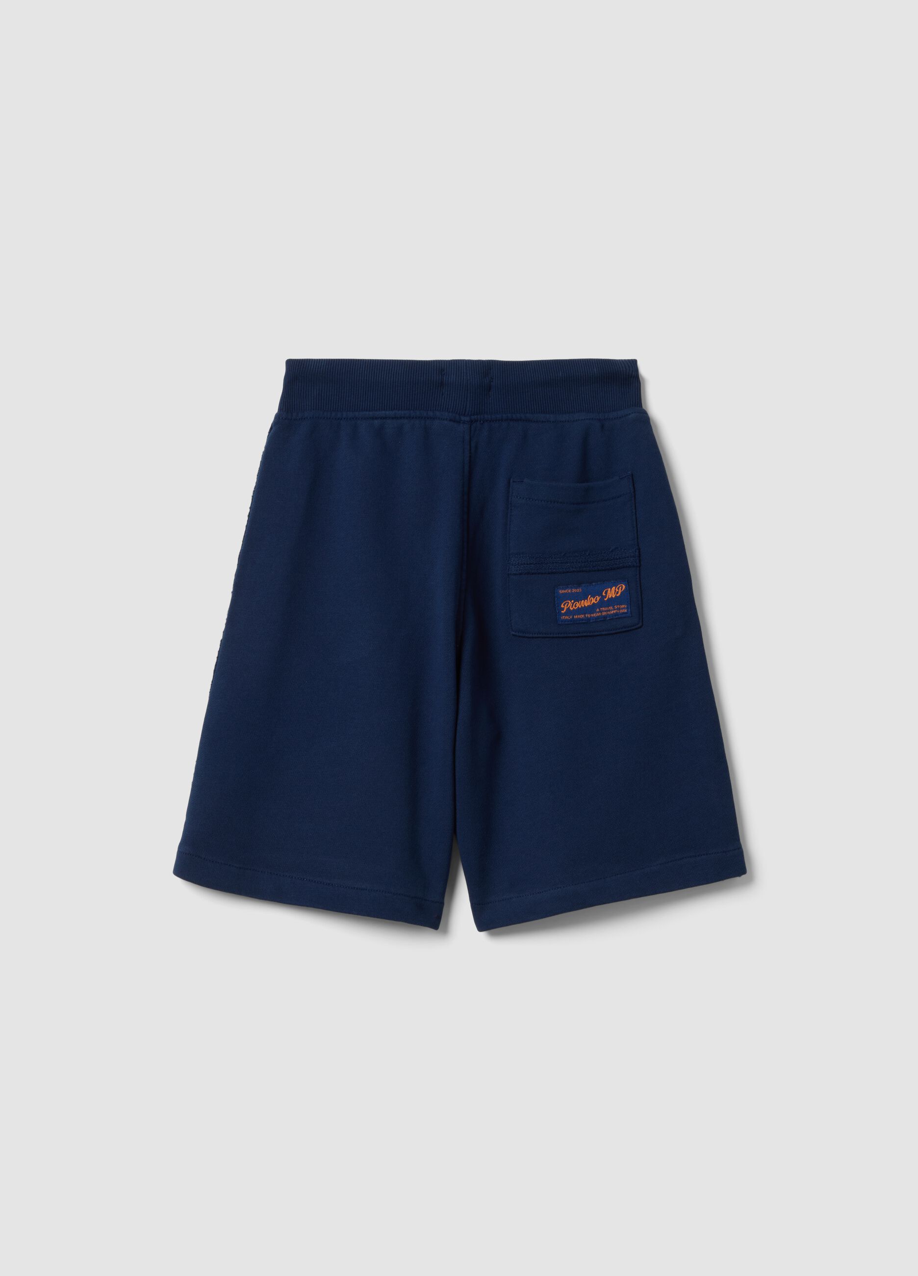 Children's pure cotton blue baggy shorts