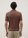 Brown pure cotton polo regular fit_2