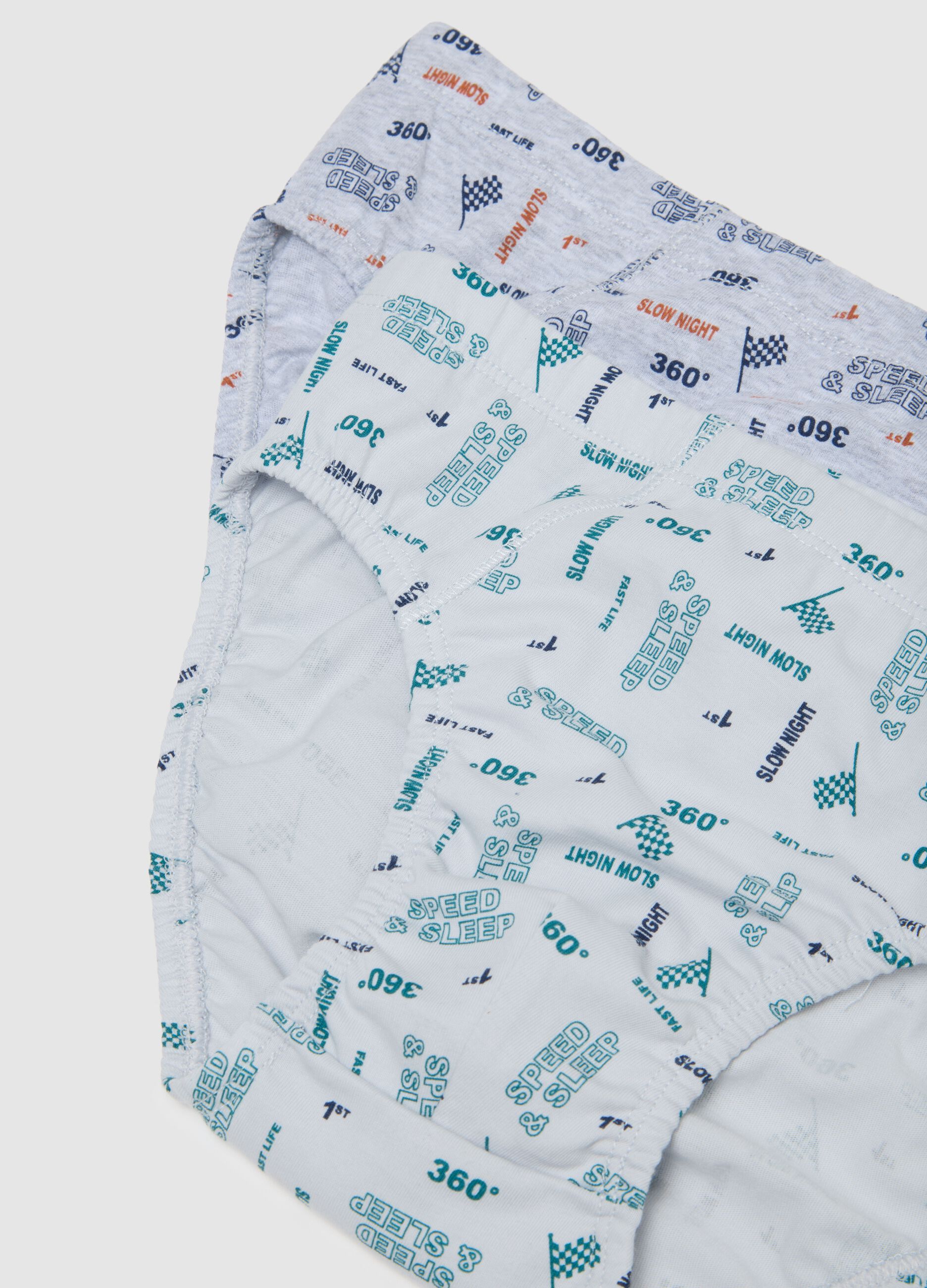Set of 5 Boys' Multicoloured Cotton Briefs