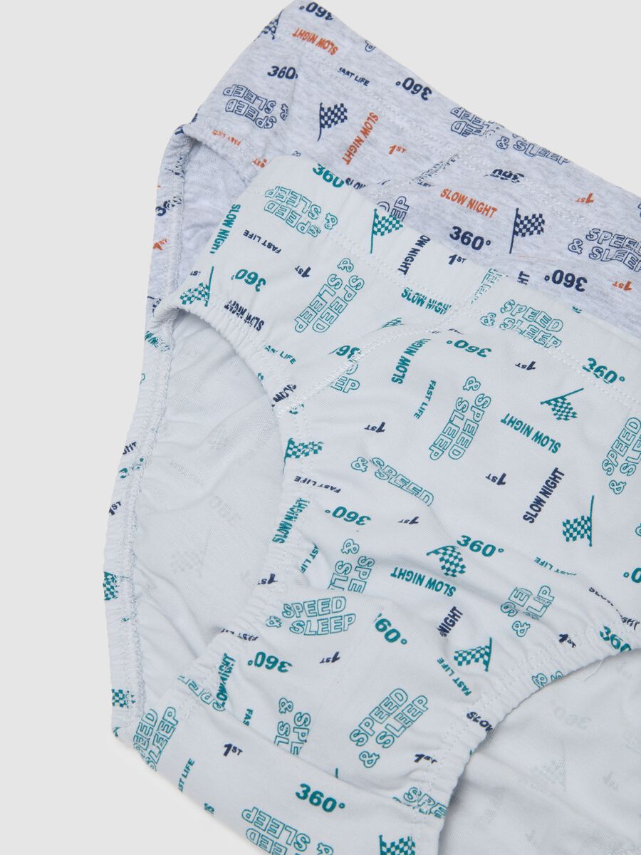 Set of 5 Boys' Multicoloured Cotton Briefs_2