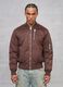 Suede Bomber Jacket Brown_1
