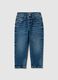 Children's blue denim jeans regular fit_0
