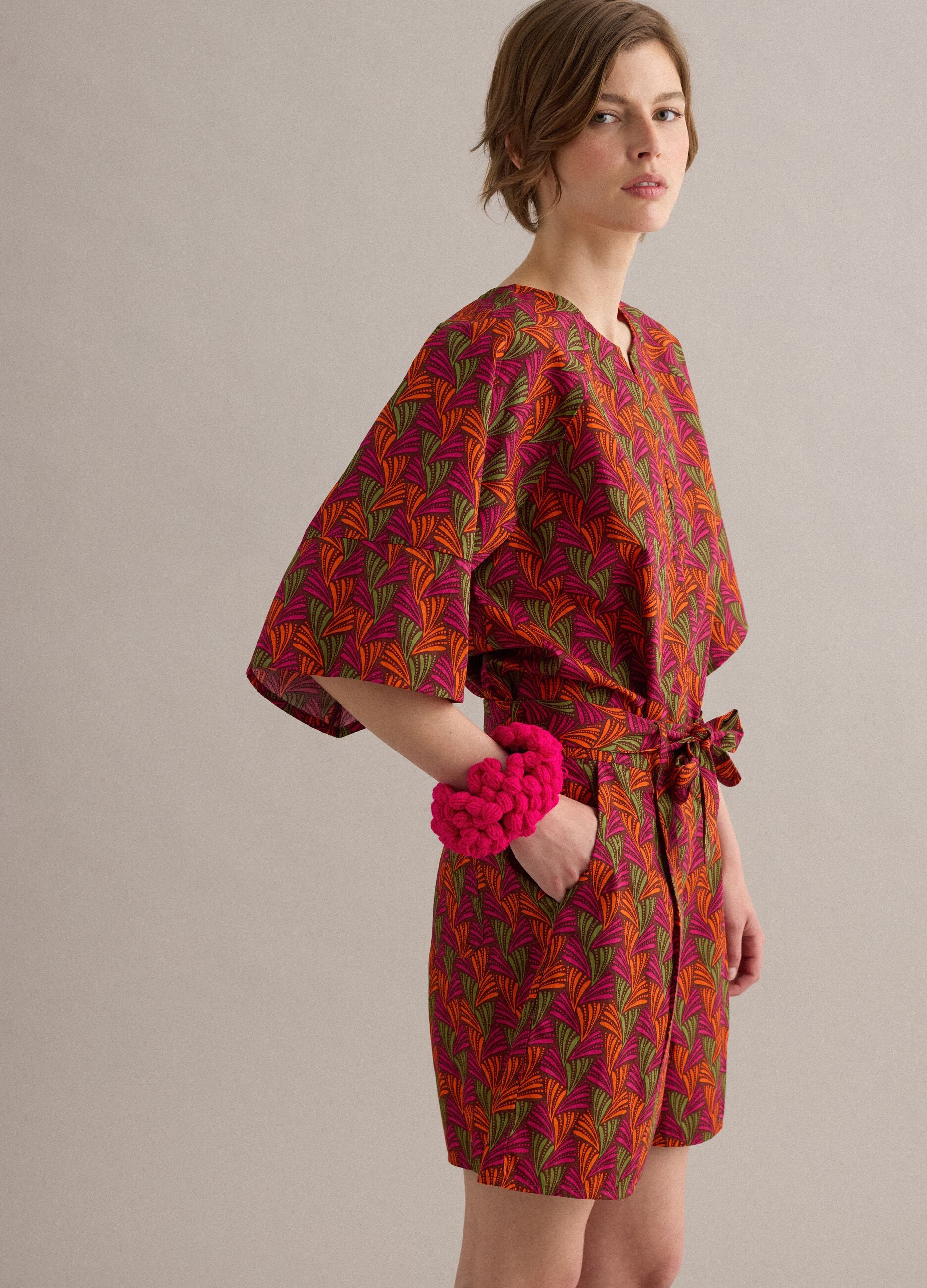 Multicolour pure cotton shirt