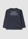 Blue pure cotton Batman print oversized T-shirt_1