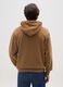 Brown pure cotton sweatshirt regular fit_2