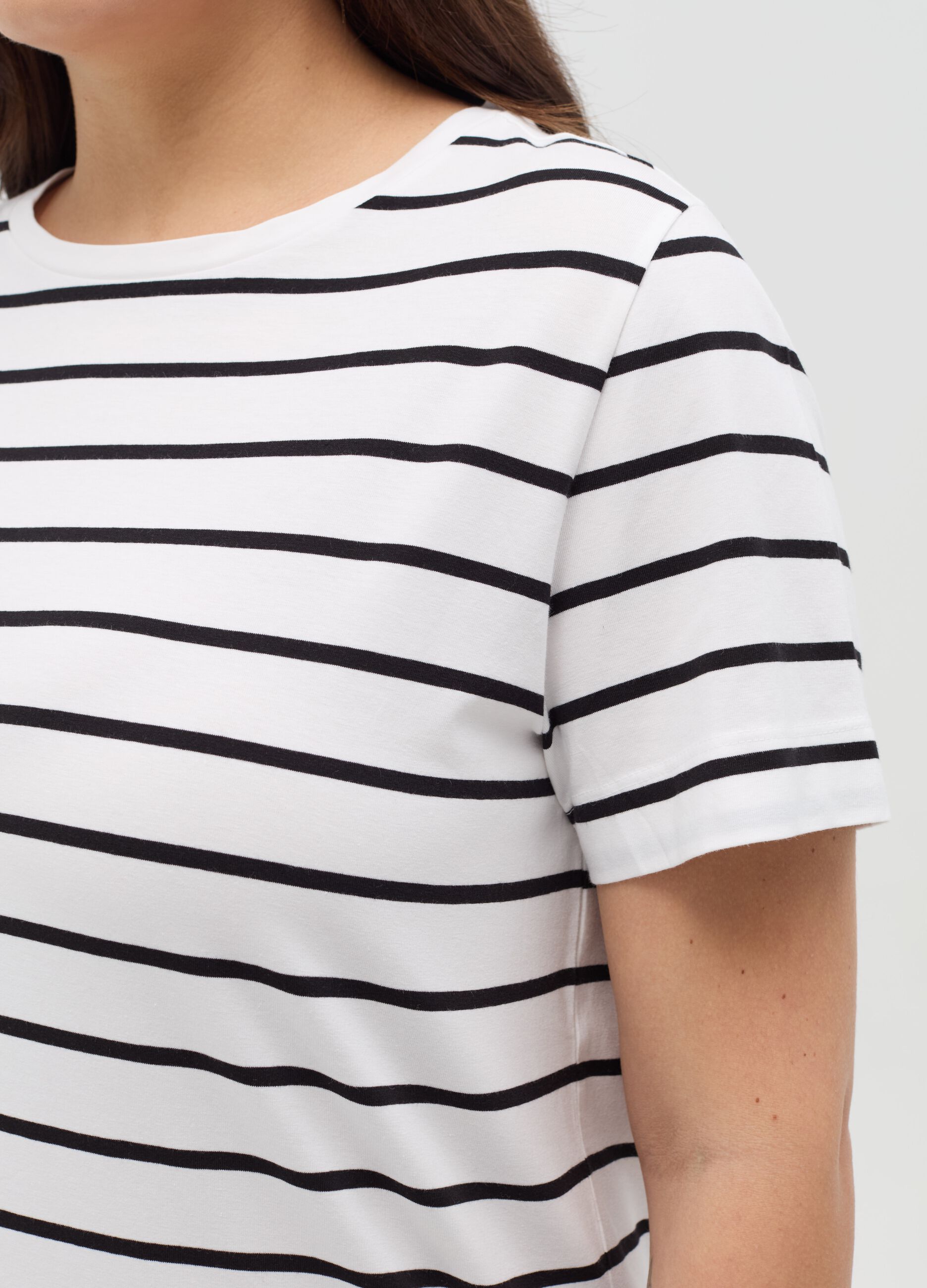 T-shirt in cotone stretch Curvy
