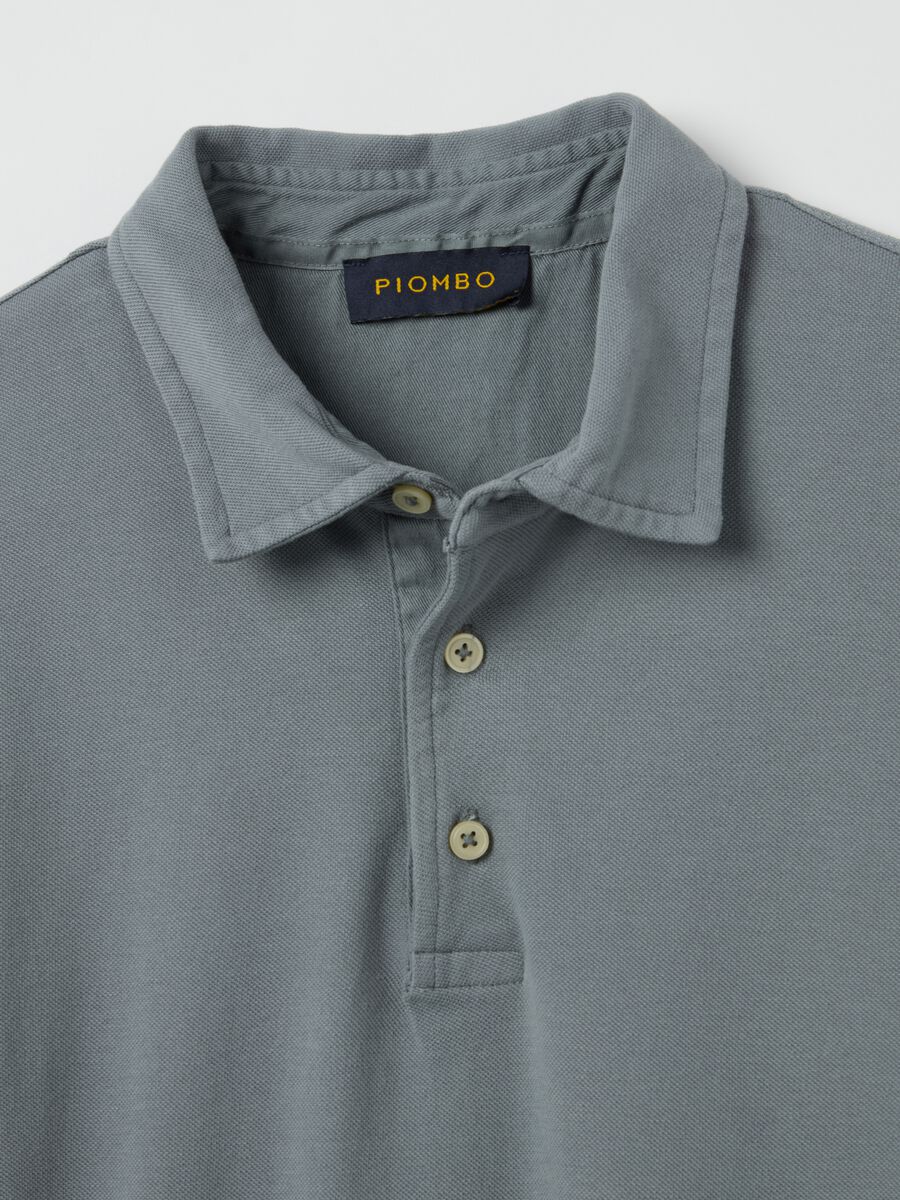Cotton pique polo shirt_5