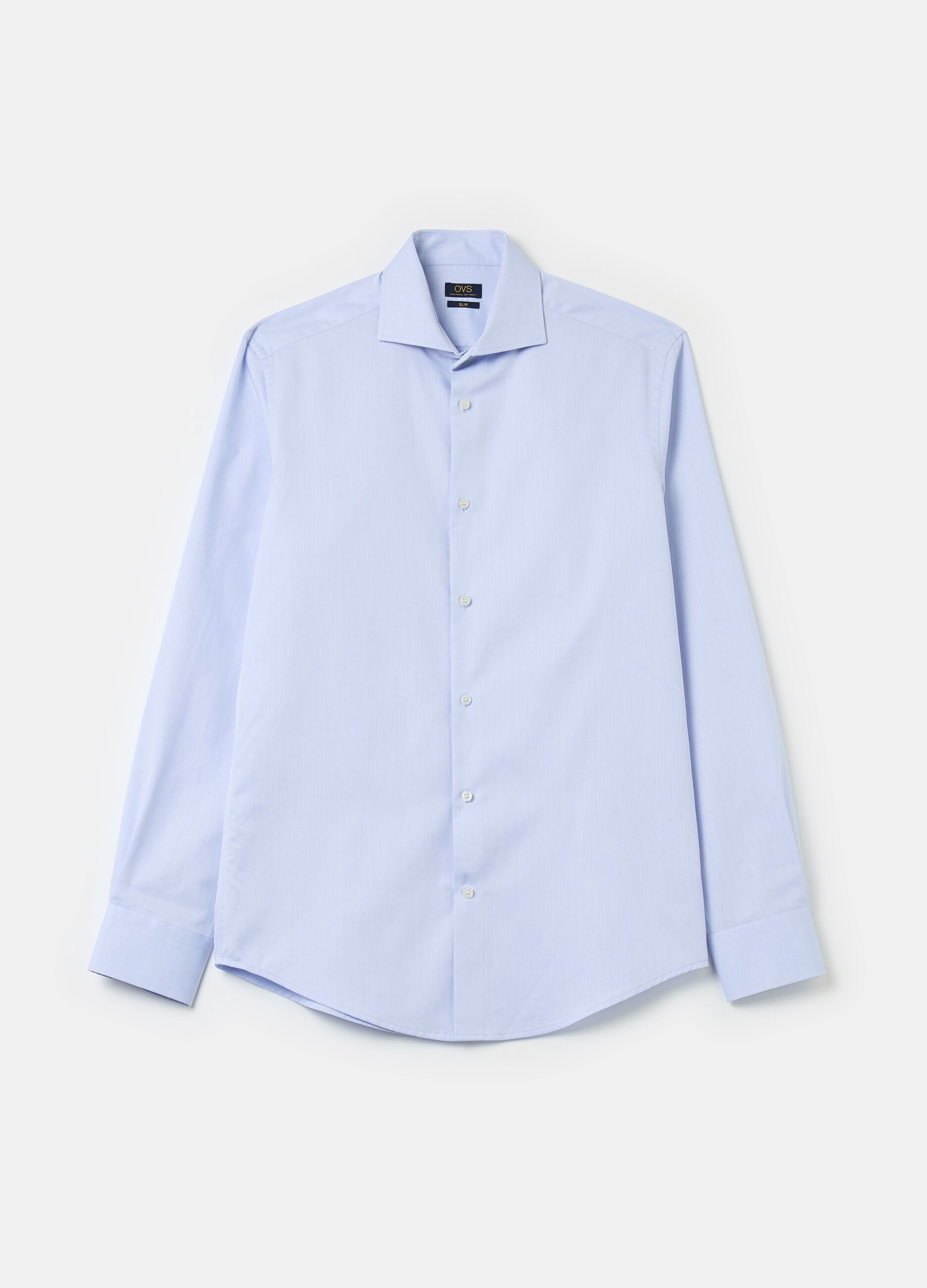 Camicia slim fit in cotone