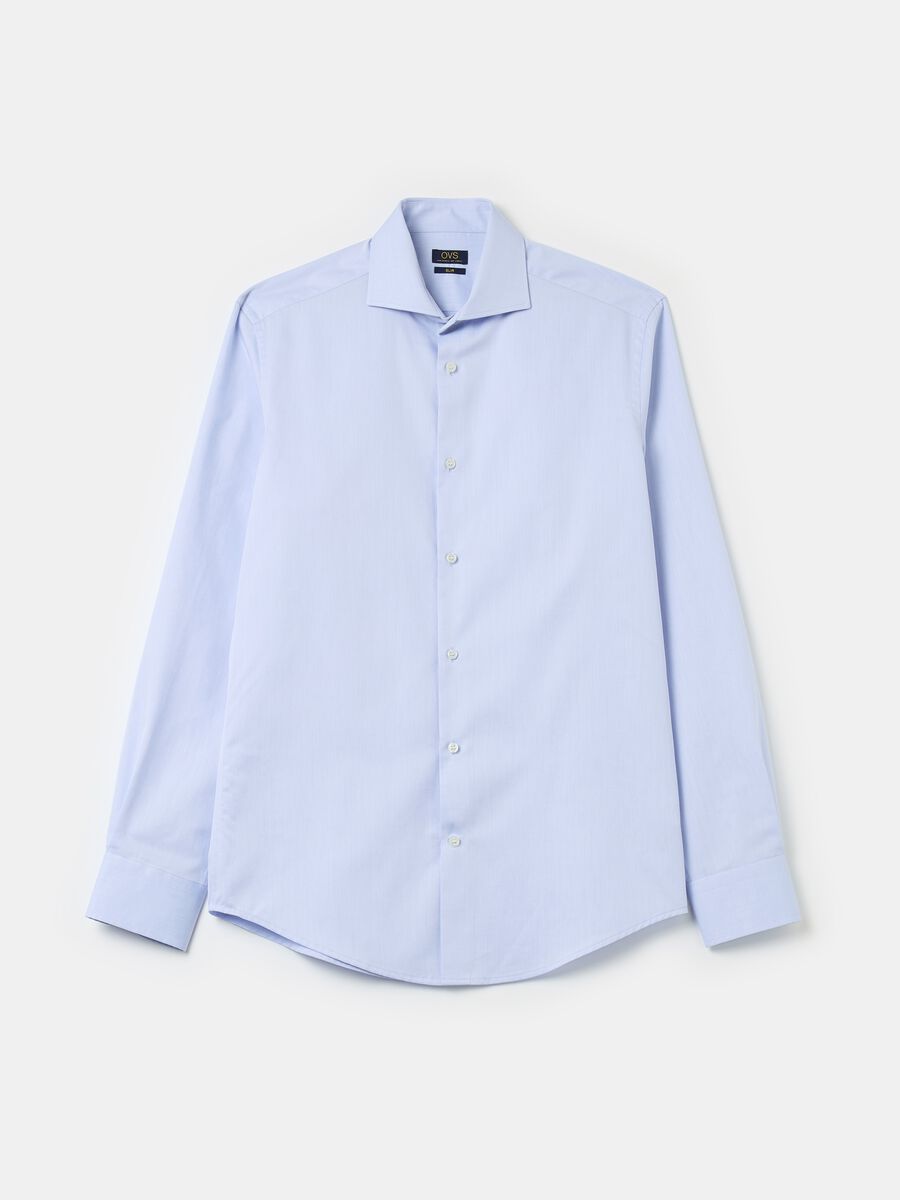 Camicia slim fit in cotone_4