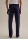 Blue Regular Fit Stretch Cotton Trousers_2