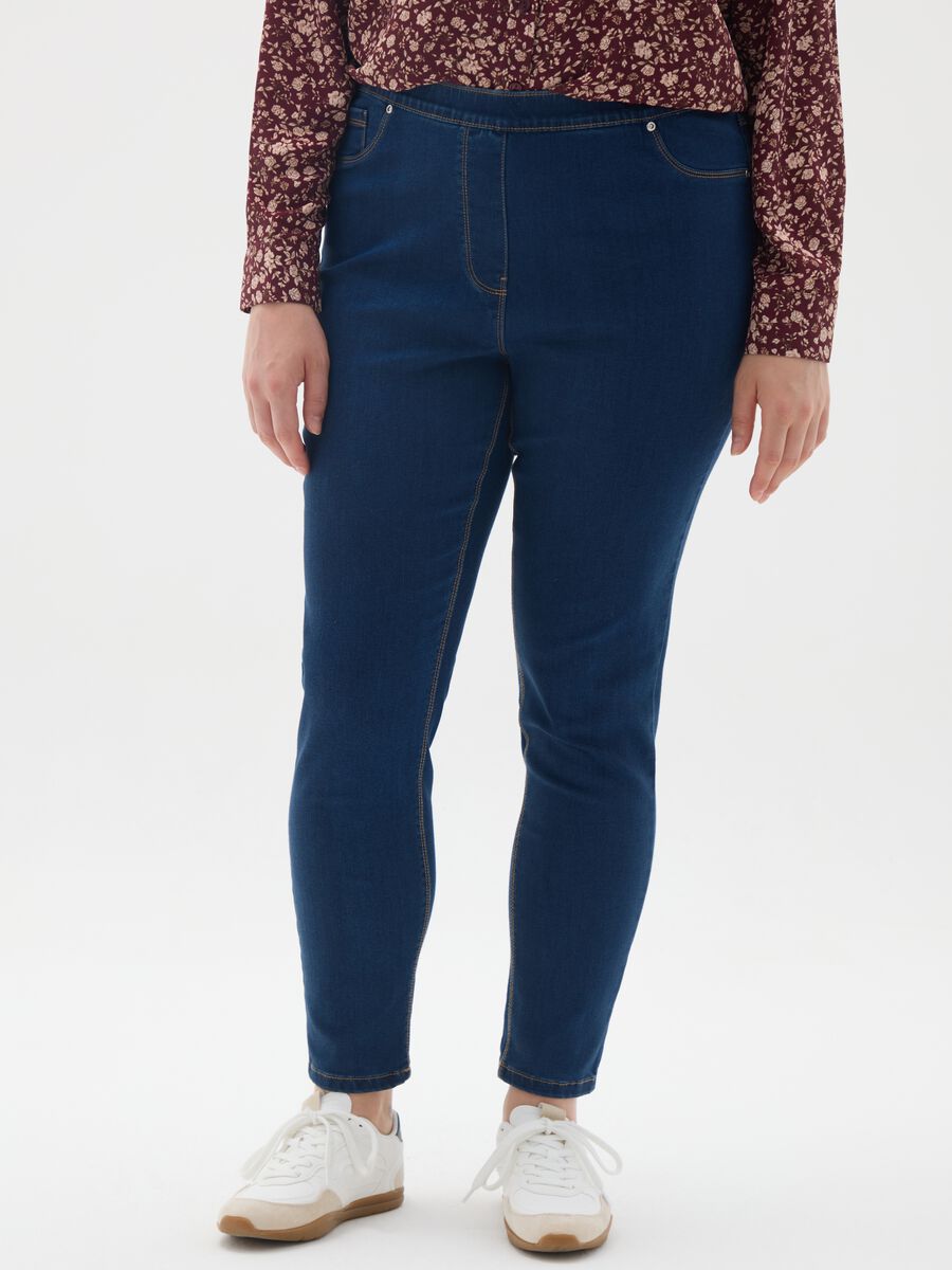 Skinny Fit Blue Denim Jeans_1