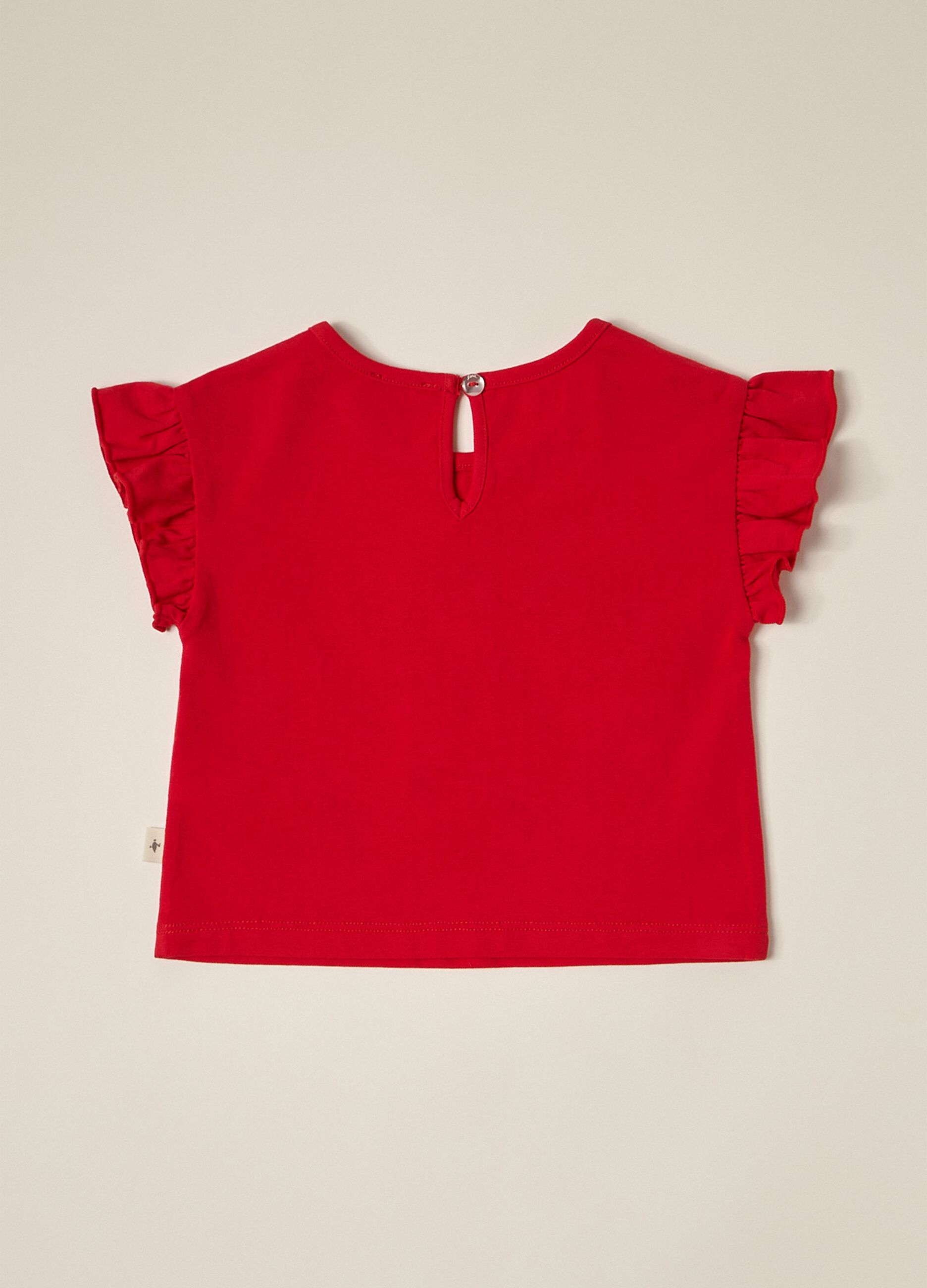 T-shirt in jersey di cotone stretch IANA neonata