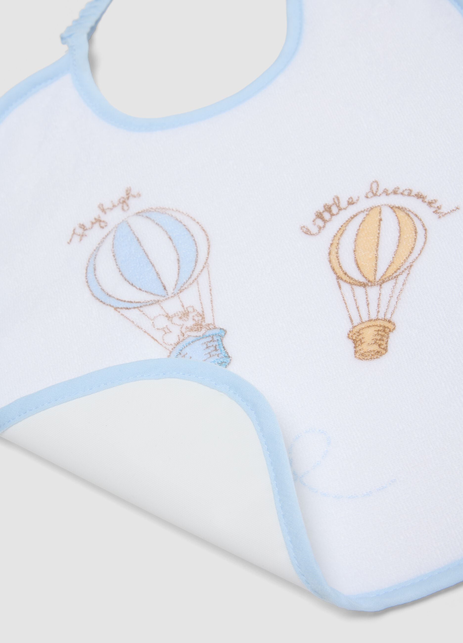 Tripack di bavaglini in cotone organico con grafiche Mickey Mouse per neonato