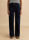 Blue Stretch Cotton Trousers Regular Fit_1