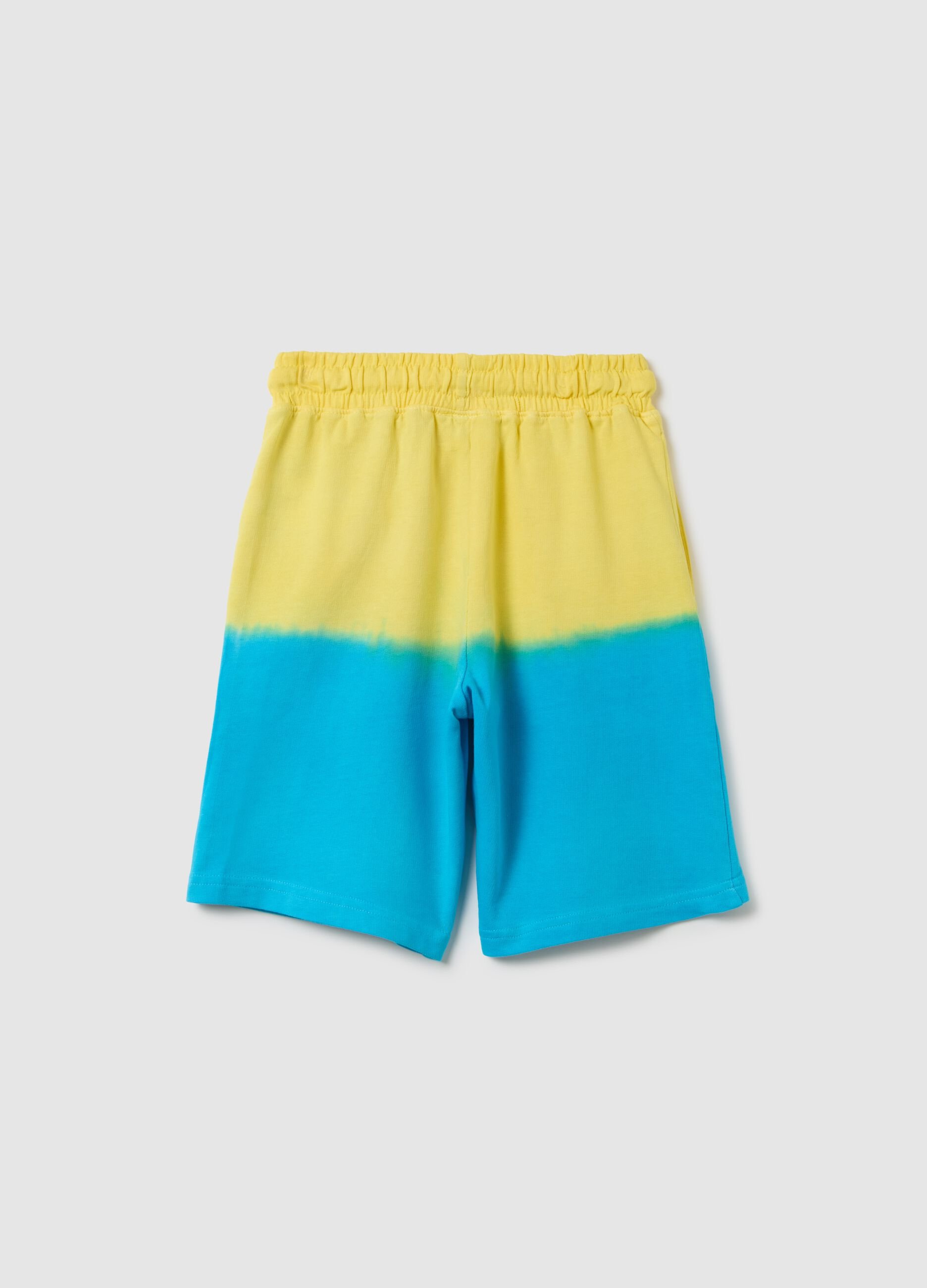 Children's multicolour regular fit cotton shorts