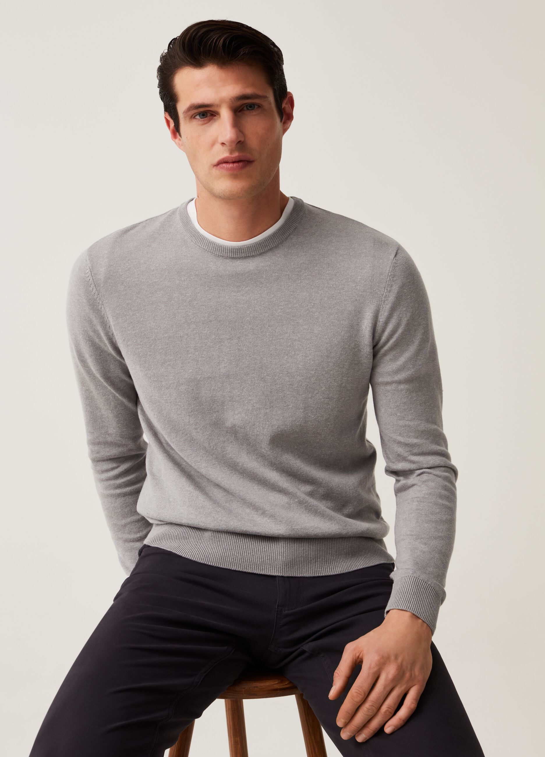 Crew-neck pullover