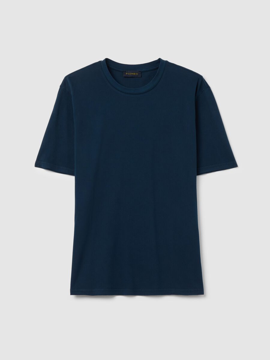Solid colour cotton T-shirt_4