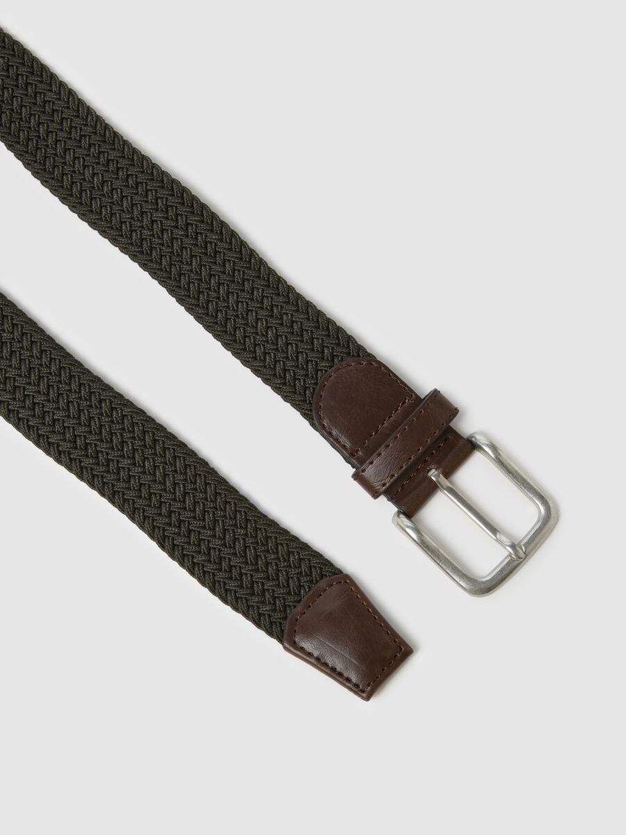 Elasticated Multicolour Genuine Leather Belt_1