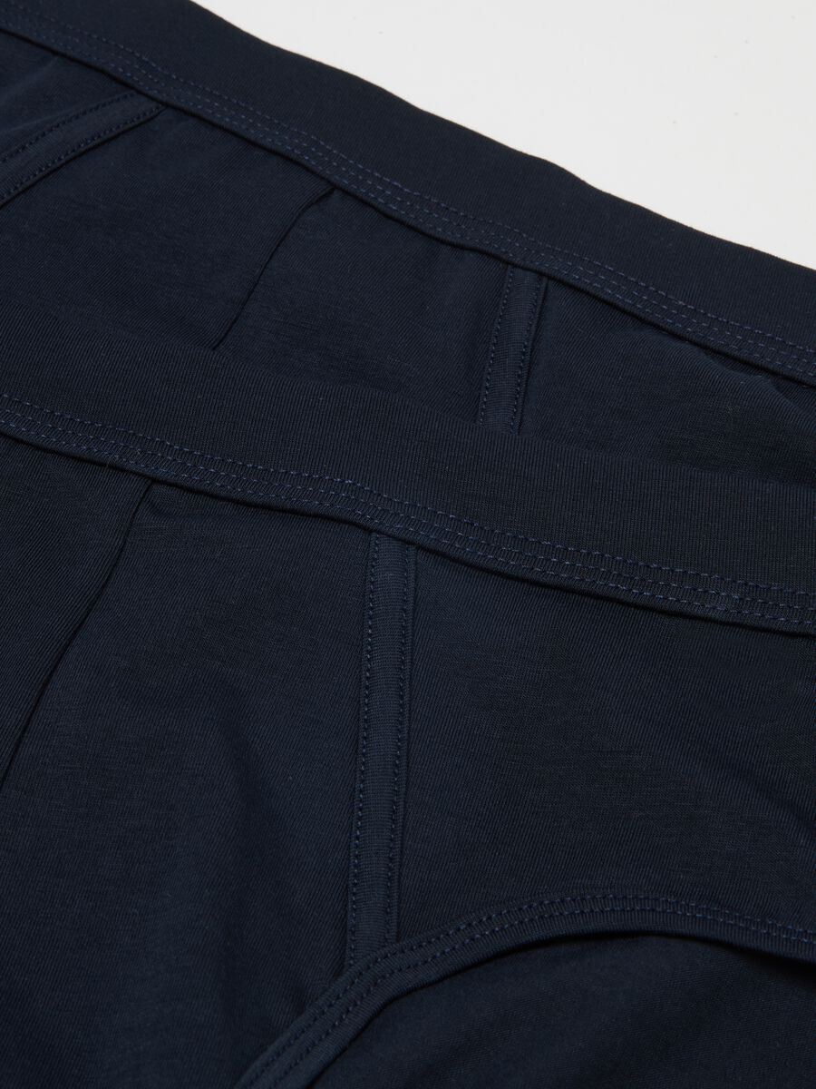 Bipack slip blu in cotone elasticizzato regular fit_5