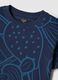 T-shirt in puro cotone blu regular fit per bambino con stampa_3