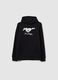 Black Hoodie with Mustang Print_3