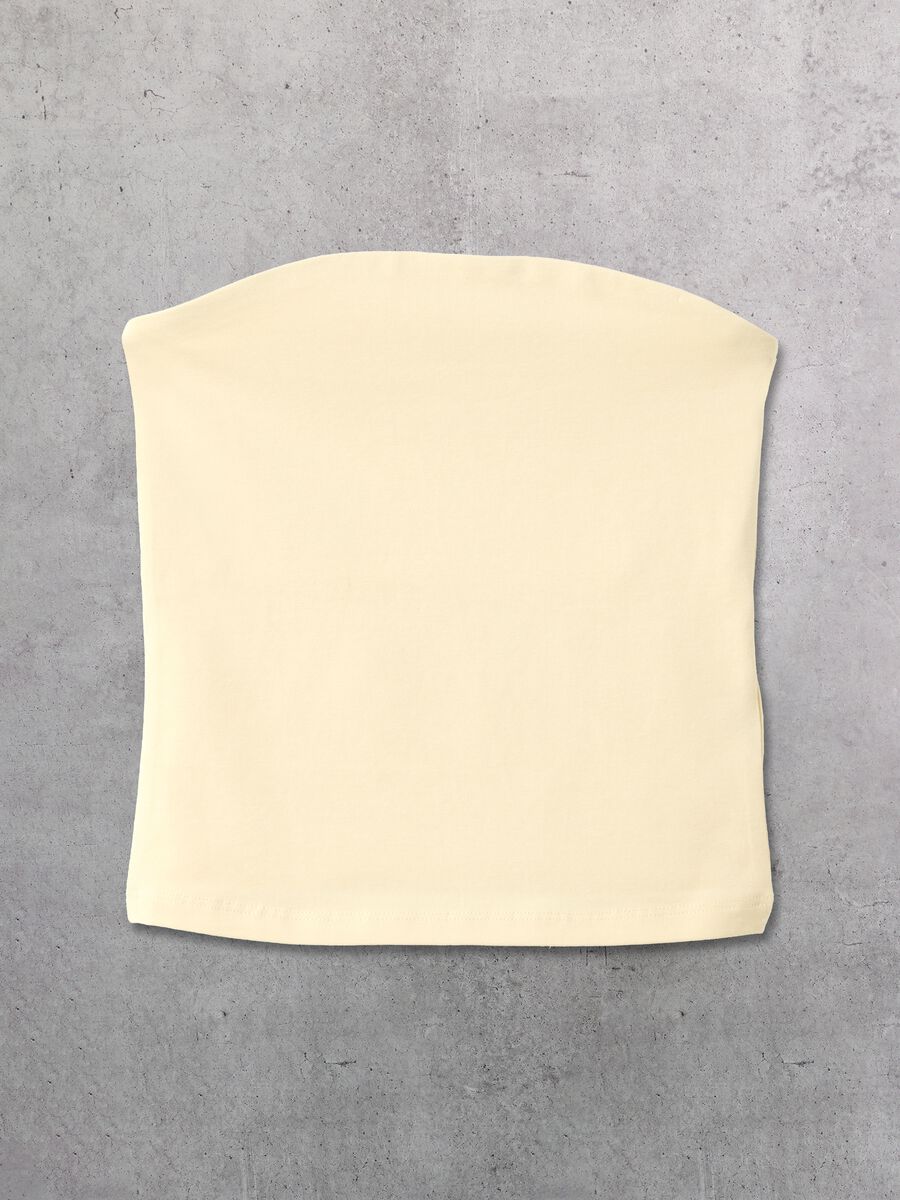 Tube Top Pastel Yellow_4